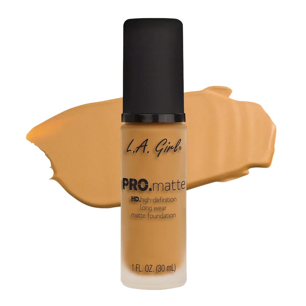 L.A. Girl HD Long Wear Pro Matte Foundation GLM677 - Soft Honey - 30ml
