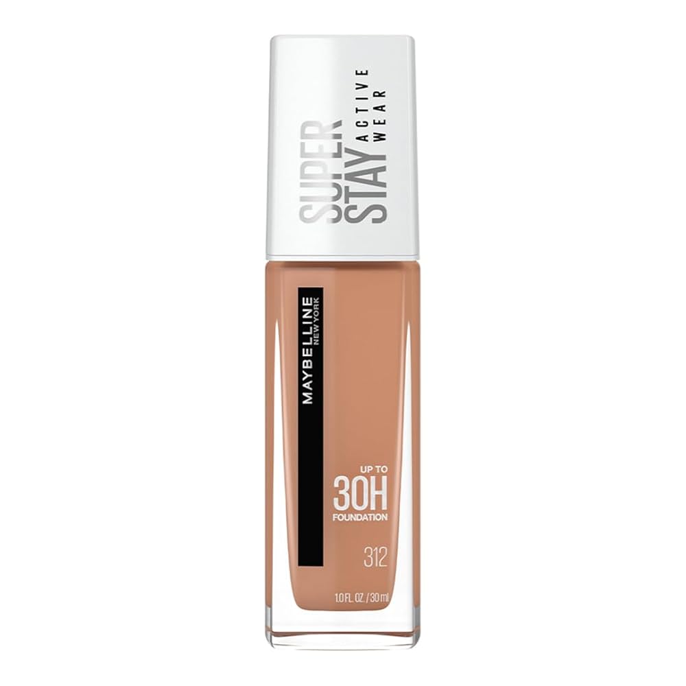 Maybelline Super Stay 30H Full Coverage Liquid Foundation - 312 Golden - 30ml