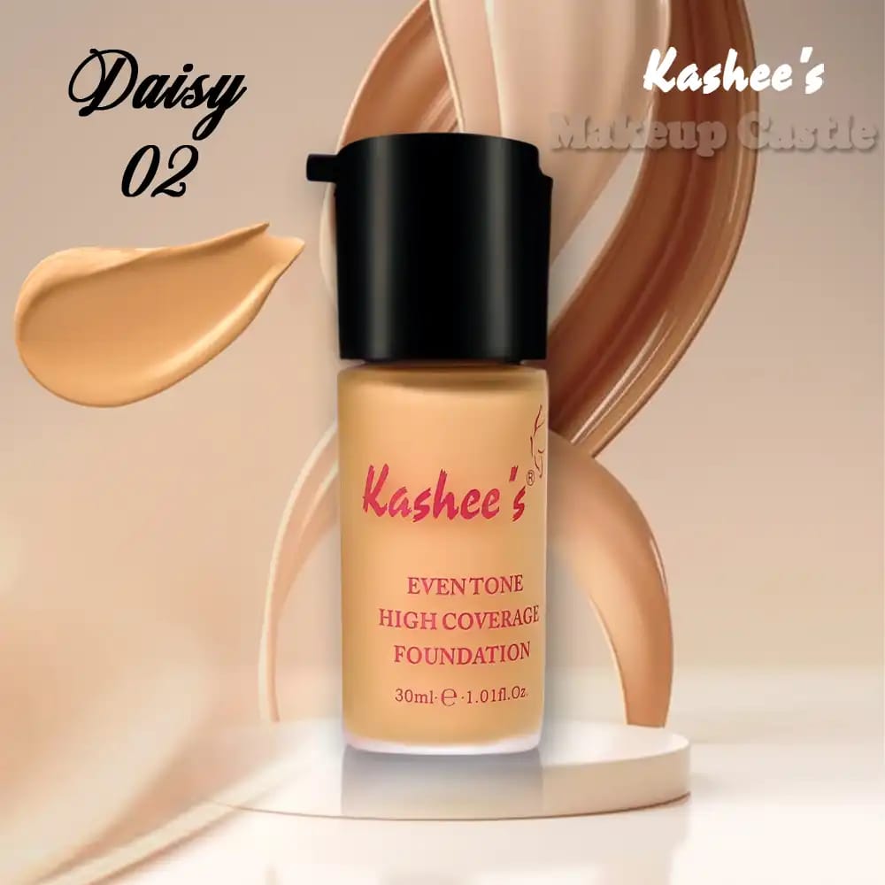 Kashee's Eventone High Coverage Foundation - Classic Ivory - 30ml