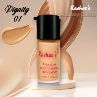 Kashee's Eventone Foundation bottle in Classic Ivory shade - 30ml, high coverage makeup for smooth and even skin tone.