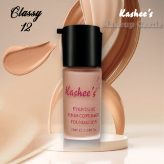 Kashee's Eventone Foundation bottle in Classic Ivory shade - 30ml, high coverage makeup for smooth and even skin tone.